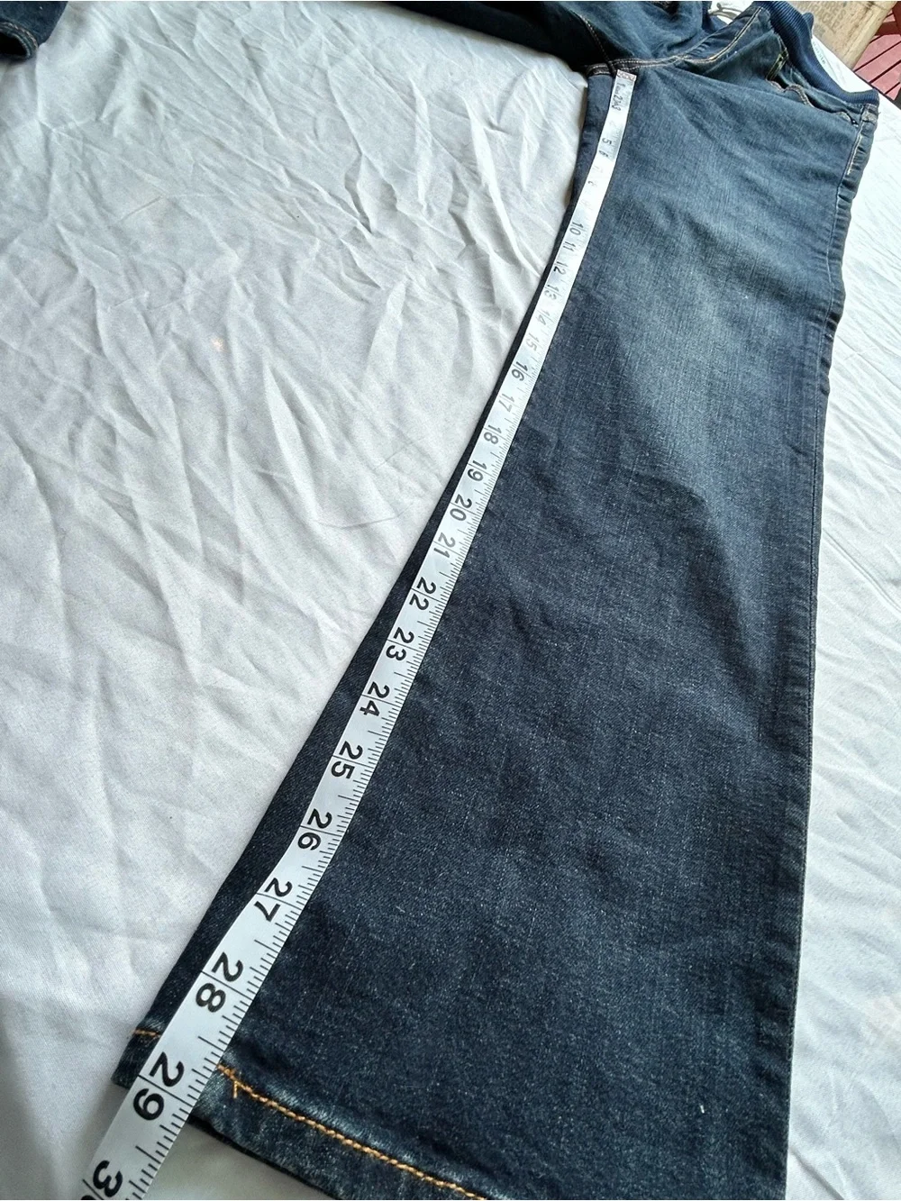 Old Navy Dark Blue Boy’s denim Karate Slim  adjustable Waistband XL (14-16) NWT